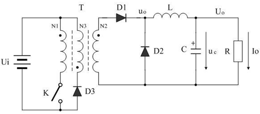 開關變壓器工作原理圖,正激式反激式變壓器-KIA MOS管