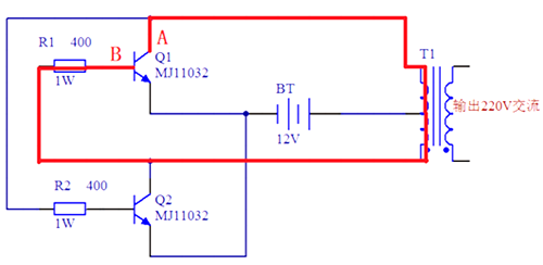 12v轉220v逆變器電路