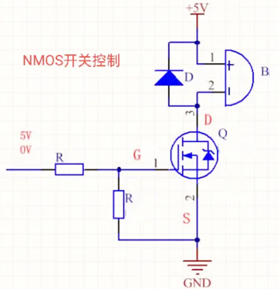 蜂鳴器控制電路,蜂鳴器電路原理圖分享-KIA MOS管