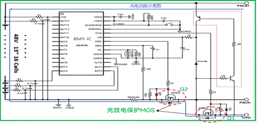 bms mos，bms電池管理mos管應用方案-KIA MOS管