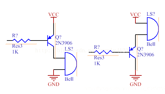 pnp,npn,開關(guān)電路