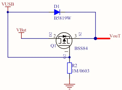 電源自動切換,電路