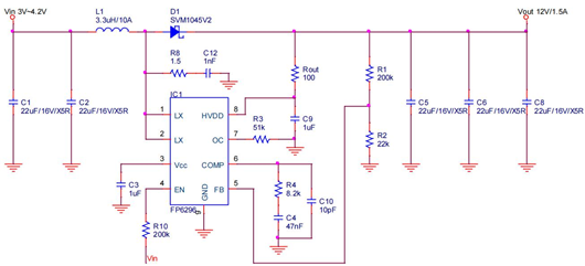 大功率升壓電路原理圖,大功率電路設(shè)計(jì)-KIA MOS管